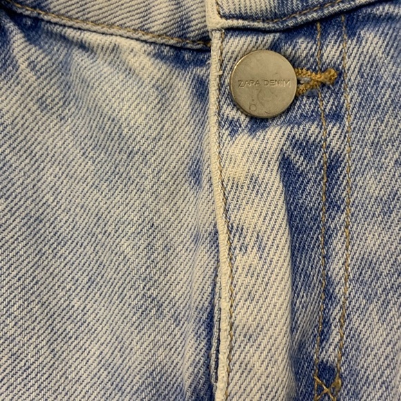 Zara high waist straight‎ leg jeans - Picture 3 of 5